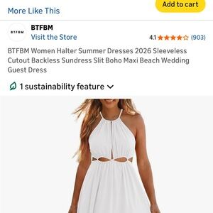 White Cutout Maxi Dress with High Slit